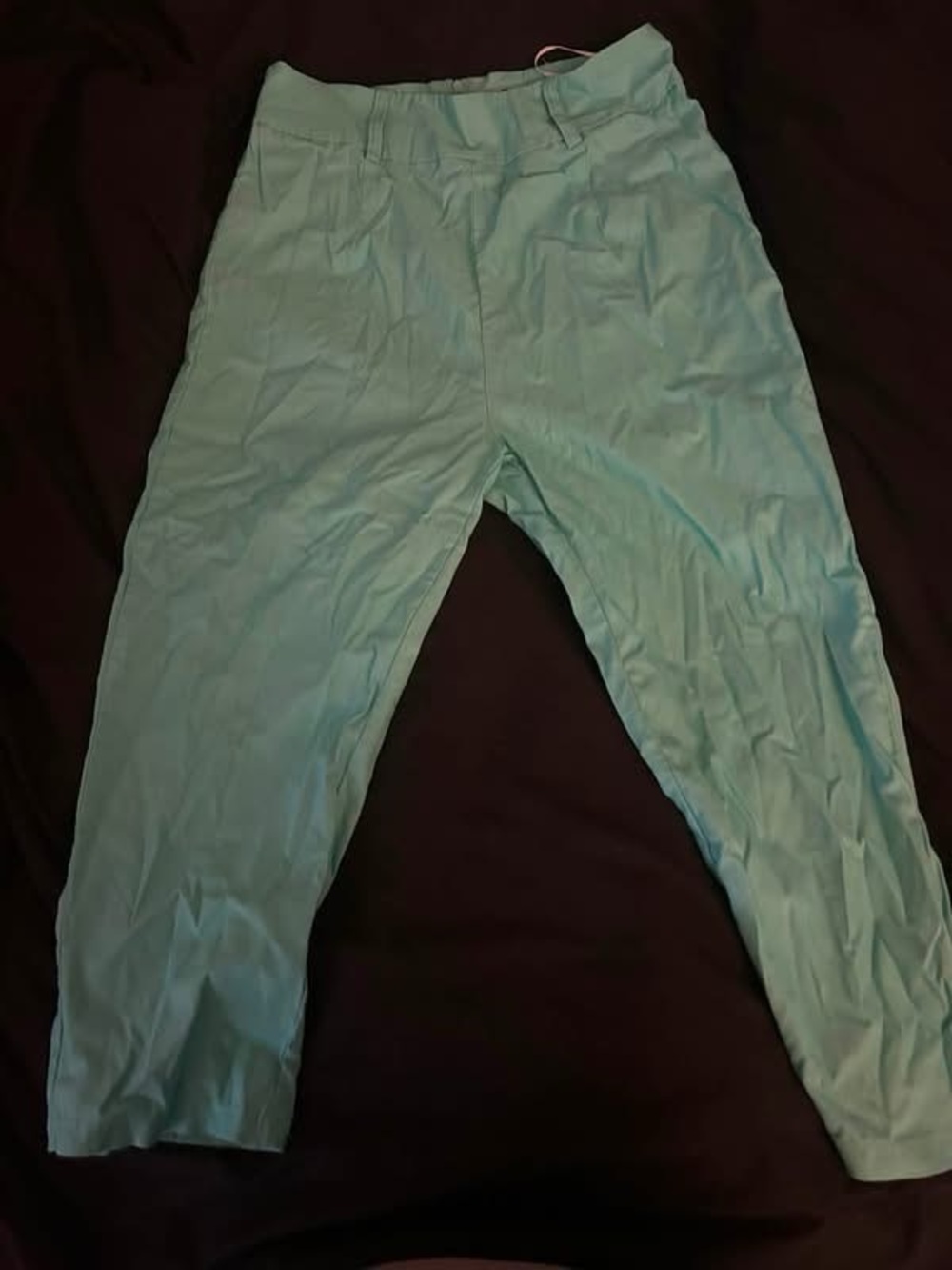 Pin up teal capris